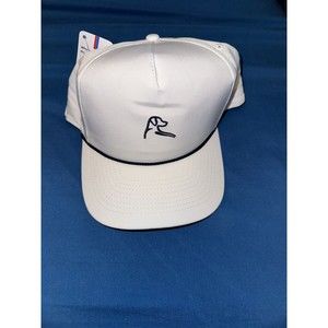 Soldout Rhoback “The Good Boy” Men’s Hat White And Blue NWT Never Worn SnapBack